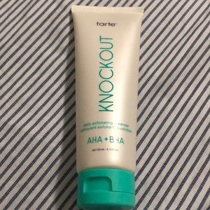 Tarte Knockout daily exfoliating cleanser.